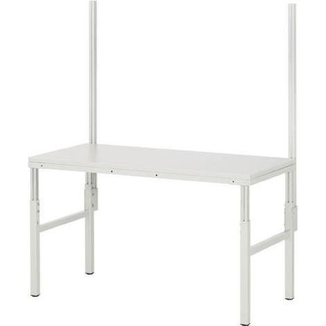 Aufbaustrebenpaar 2-teilig für Arbeitsplatzsystem RAU (1/2)