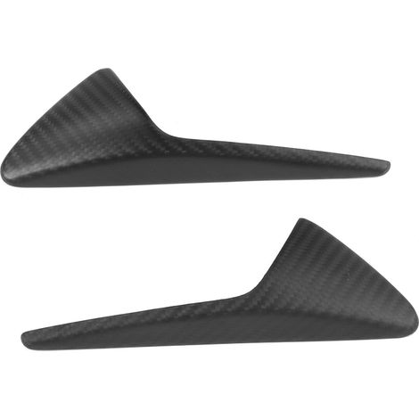 Paire de garnitures de grille d'aération latérales pour caméra, en véritable fibre de carbone, compatibles avec Tesla Model 3 SX YMatte. (1/5)