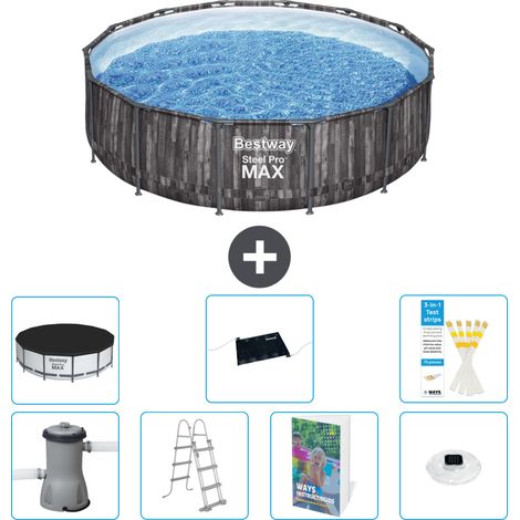 Bestway Piscina Bestway Steel Pro MAX Rotonda - 427x107 cm - 8-pezzi  S598 (1/4)