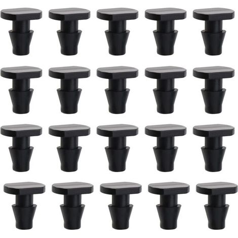 100pcs Bouchon de Tuyau d'irrigation Remplacement Tuyau Goutte à Goutte Embouts Irrigation Capillaire Petit Bouchon Accessoires pour Machine à Laver Jardin Arrosage Irrigation (1/4)