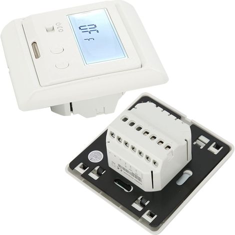 Fußbodenheizungsthermostat, einfach zu installieren, langlebiger Thermostat für Esszimmer, Wohnzimmer, Flur