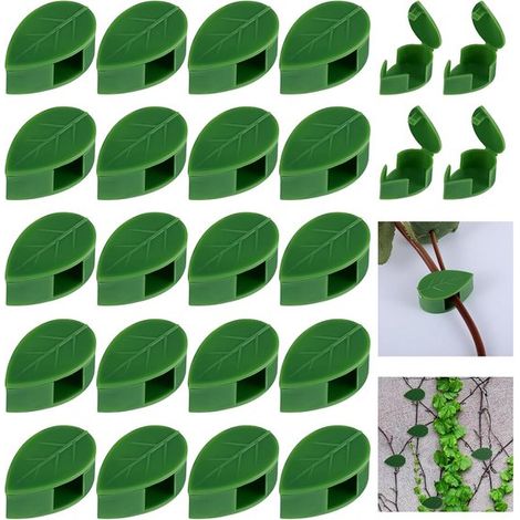 20 selbstklebende Pflanzenclips, geeignet für Kletterpflanzen und Ranken. (1/5)