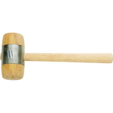 Mazo de madera cabeza Ø 60 mm 340 g - 2