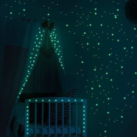 413 im Dunkeln leuchtende Sterne für die Decke, Kinder, Erwachsene, Mädchen, realistische Aufkleber, leuchtende Sterne für Decke und Wände im Kinderzimmer (1/4)