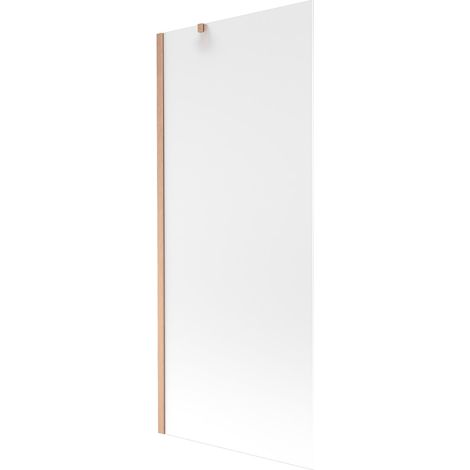 Mexen Next paraván de baño de 1 hoja 80 x 150 cm, escarcha, cobre cepillado - 895-080-000-00-30-65 (1/5)