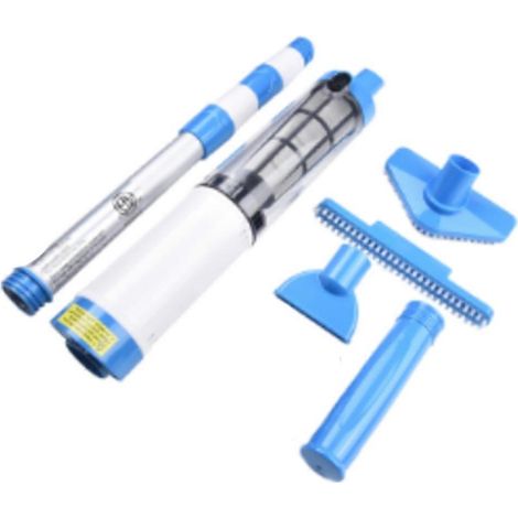 Aspirateur de piscine 3 en 1, adapté aux spas et aux petites piscines, élimine le sable et les débris, aspirateur de piscine portatif avec perche télescopique (UE). (1/5)