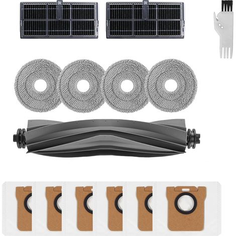 Kit Pièces de Rechange pour Dreame Bot L10s Ultra, Brosse Principale, Brosses Latérales, Filtres, Lingettes et Sacs à Poussière (1/5)