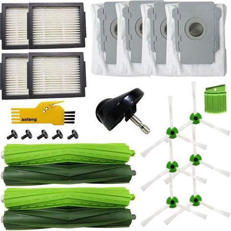 Kit accessoires pour iRobot Roomba série i7 Pièces de Rechange Pièces de Rechange pour i7 i7 + i7 Plus i3 et E5 E6 E7 (1/5)
