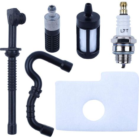 Kit d'entretien Tuneup filtre à air Ligne de carburant Bougie pour Stihl MS170 MS180 017 018 (1/5)