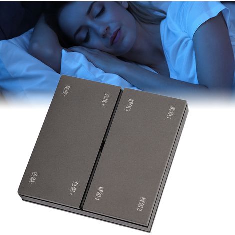 Interrupteur composite à huit boutons avec gradation à 4 groupes et réglage de la couleur compatible avec les graffitis et la télécommande Zigbee interrupteur intelligent basé sur des scènes. (1/5)