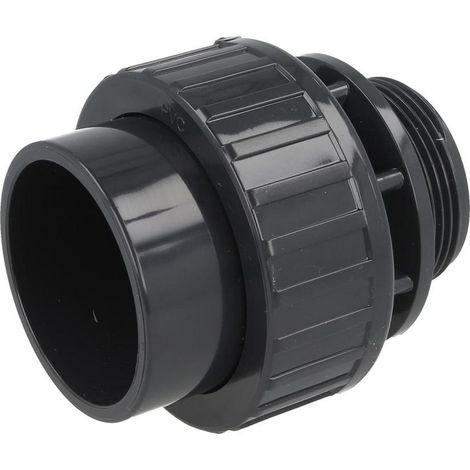 Raccord PVC avec joint torique 50 mm x 1 1/2" FM