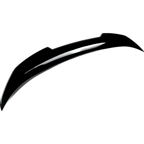 Spoiler, aerodinámica mejorada, construcción duradera, negro brillante. (1/2)