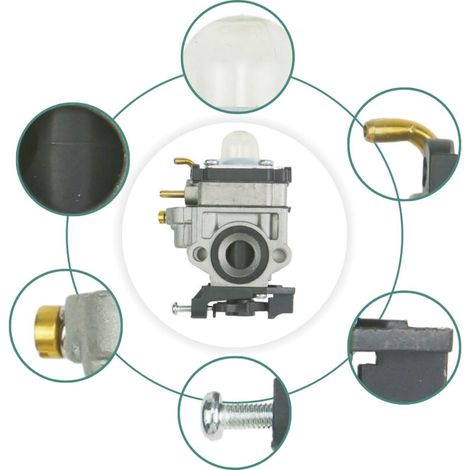 Carburateur RY25AXB pour Ryobi RY25 RY25AXB carburateur 25cc (308054121), spécialement conçu pour les souffleurs, améliore l'économie de carburant. (1/3)
