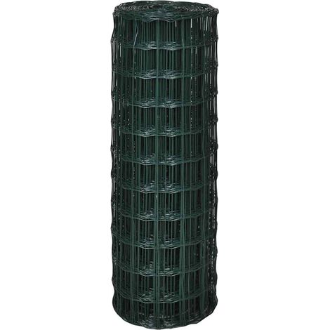 Maison Exclusive - Gitterzaun Maschendraht Schweiß gitter 10x1,2m (1/5)