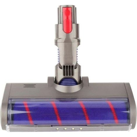 Kompatible elektrische Bürste für Dyson V7, V8, V10 und V11: Direktantrieb-Turbobürste mit LED-Beleuchtung für Hartböden und Parkett (1/5)
