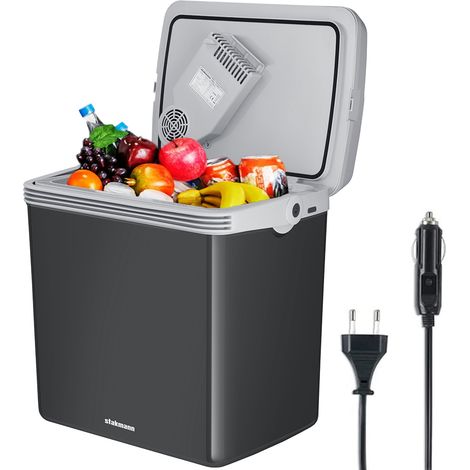Frigorifero Elettrico Portatile 32 Litri Caldo e Freddo Grigio Spina 230V e 12V (1/5)