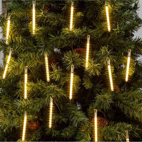 LOTTI Catena 9,5m 20 Mini Tubi LightFall H10cm 400 LED BIANCO CALDO (1/5)