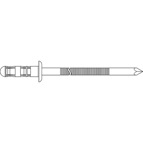 Gesipa Poly-Bulb Blindniete Alu/Stahl 4,8 x 16 250 Stk (1/5)