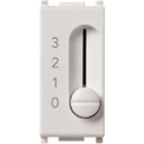 Conmutador plano 4 posiciones blanco 16a 14095