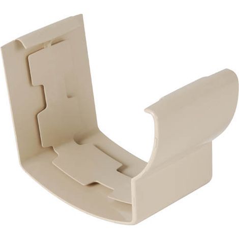 Nicoll – Raccord pour gouttière à coller – PVC sable – Jonction Ovation LG28 – Assemblage continu des longueurs de gouttières