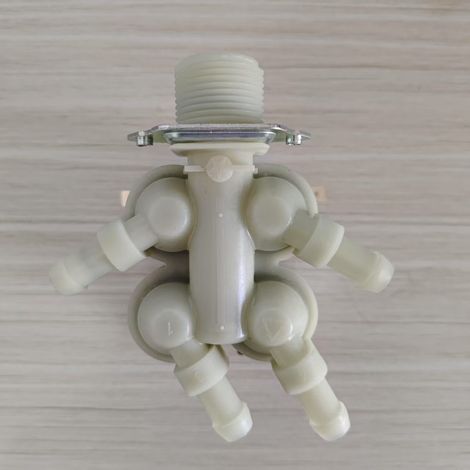 Électrovanne d'arrivée d'eau pour lave-linge 220V/240V, vanne de remplissage d'eau 5220FR2008M, interrupteur à solénoïde d'arrivée d'eau
