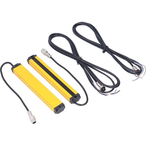 BEM0820-C-140NB Rideau de sécurité lumineux 20mm, capteur infrarouge à grille optique, écran de protection pour machines industrielles, longueur 140mm (1/5)