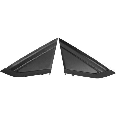 QORVA- Garniture de plaque triangulaire de rétroviseur 9647011377, couvercle de moulage d'angle de porte de remplacement pour citroën C4 2004 à 2010, Style régulier