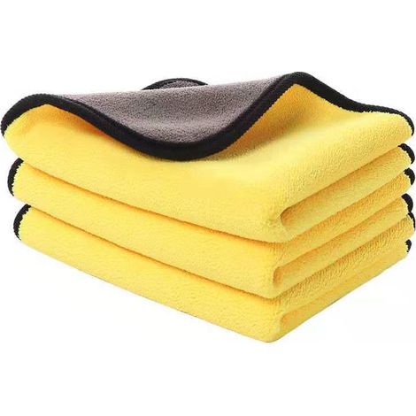 Mikrofasertuch zur Autoreinigung und -trocknung, 30 x 30 cm, 3er-Pack (1/5)