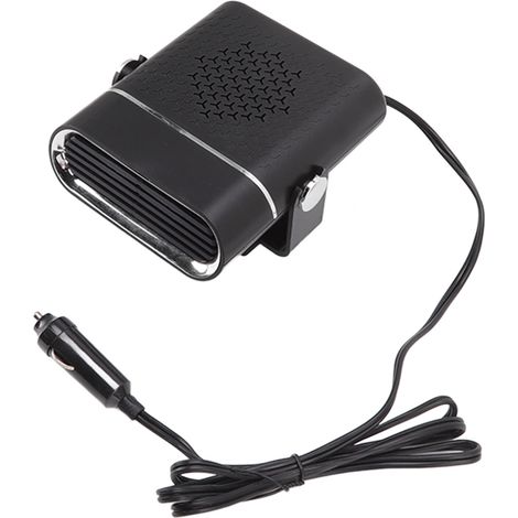 360° drehbare Autoheizung mit Schnellheizfunktion, tragbar, Zigarettenanzünderstecker, Entfeuchtungs- und Entfrostungsfunktion für Lkw, 24 V, Schwarz (1/5)