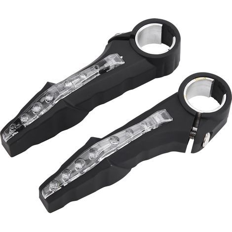 Fahrradlenkergriffleuchte mit LED-Blinker und Warnleuchte (1/5)