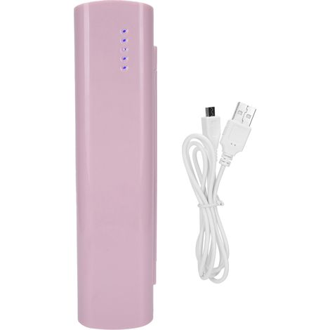 Porte-brosse à dents avec lampe UVC LED USB pour stérilisation et rangement salle de bain (1/5)
