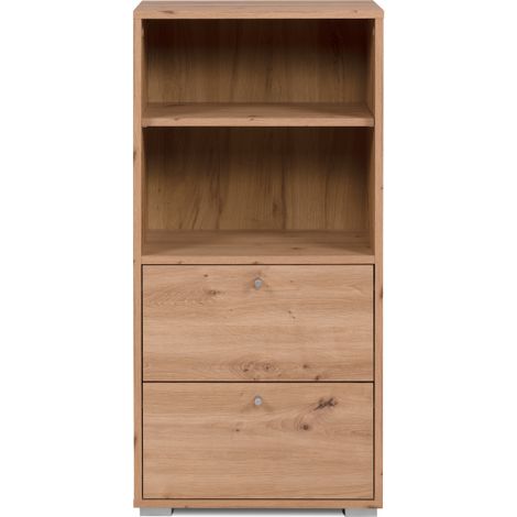 Sideboard 160x80 4x45 1 cm hochglanzweiß und mattweiß mit 2 Türen und 3 Schubladen – Cordoba