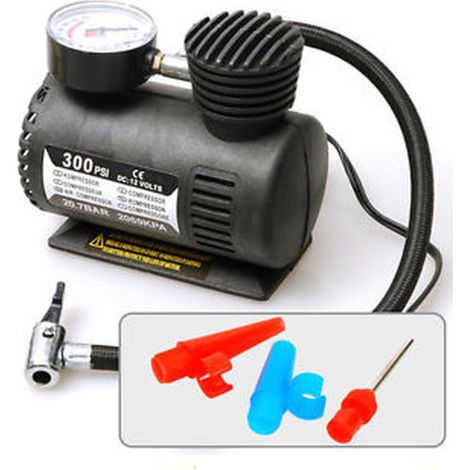 Trade Shop - Mini Compresor Chaleco Salvavidas Portátil 12v Para Coches Bicicletas Motos -