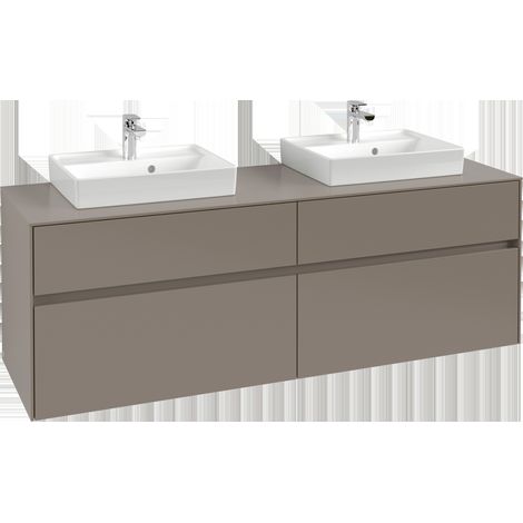 Villeroy & Boch Collaro Meuble sous-lavabo, pour 2 lavabos,