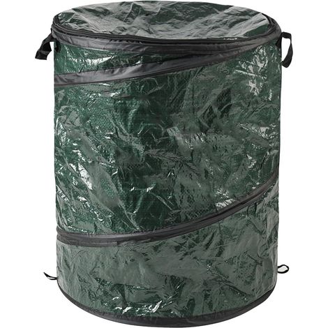 Sac à feuilles en polypropylène polyvalent, conteneur à feuilles, conteneur de stockage, 48 cm x 48 cm x 60,5 cm, (1/4)