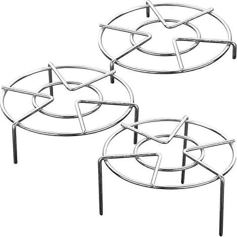 Support trépied en acier inoxydable 20243 pièces, 3 tailles, grille vapeur robuste pour autocuiseur, grille vapeur (1/5)