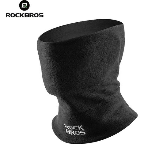 Cagoule thermique ROCKBROS, polaire, noire, ajustable (1/5)