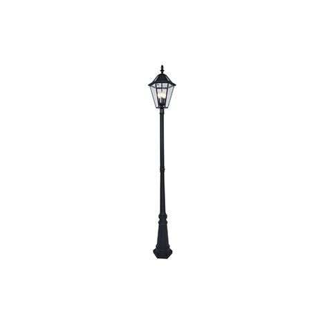 Paletto da giardino Lutec London solare marrone IP44 (1/2)