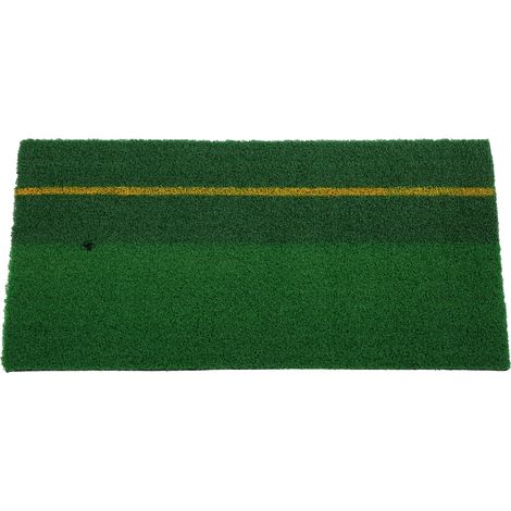 Gazon intérieur double couleur avec marquage, tapis de swing portable, mini coussin d'entraînement pour golf (1/5)