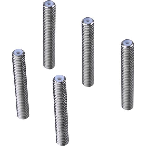 PTFE-Schlauch mit M6-Düsenhals, Zubehör für MK8 Extruder 3D-Drucker 1,75 mm (M640 mm) (1/5)
