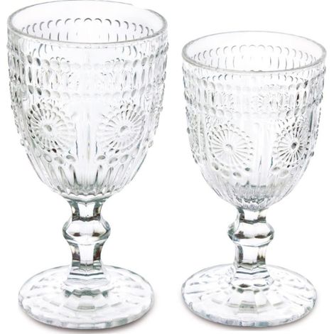 Set de 12 vasos Grace 300 y 320 cc traslúcidos