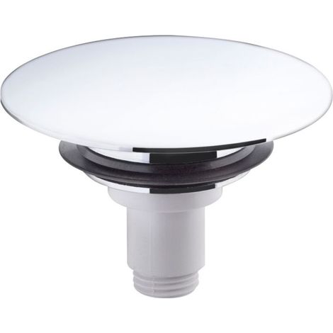 Hansgrohe – Bouchon Push-Open pour évier et bidet – Système de poussée – Fini chrome – Matériaux de haute qualité – Installation facile (1/2)