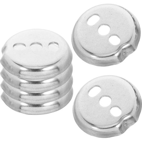 Kit de salle bain 6 pièces : base pour porte-serviettes et porte-rouleau papier toilette, (1/5)