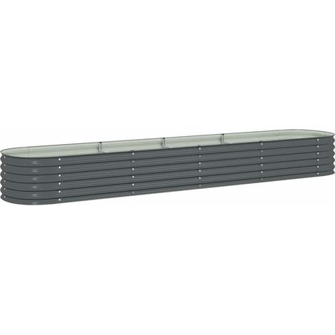 Maison Exclusive - Garten-Hochbeet 400 x 80 x 44 cm Verzinkter St