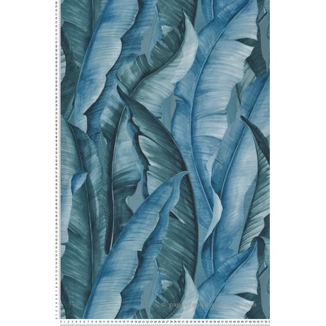 Papier peint Jungle Bleu Shamal Montecolino (1/2)