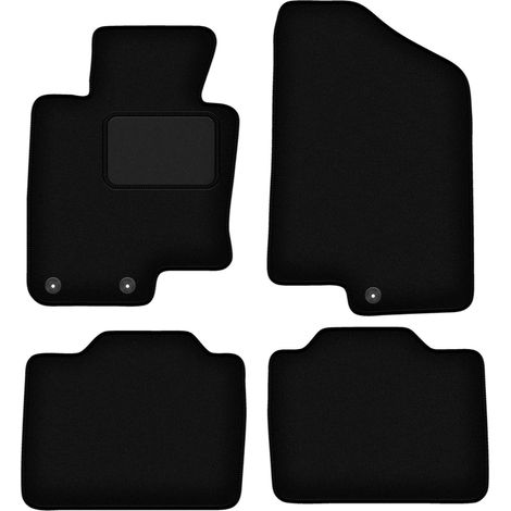Tappetini in velluto nero per: Kia Optima III TF berlina (2010-2015) (1/5)