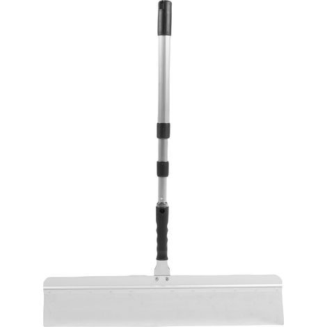 Kit d'outil à ciment autonivelant de 61 cm (24 pouces) comprenant 3 raclettes et un manche télescopique fileté de 50 à 100 cm. Idéal pour la peinture de sols, de bâtiments et l'application de mortier. (1/5)