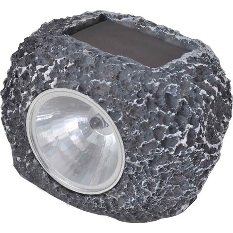 Maison Exclusive - Outdoor Faretti Solari con LED Forma Pietra 12 pz (1/3)