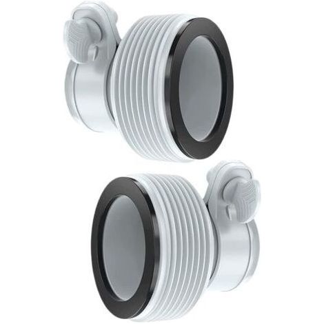 Intex Kit adaptateur de conversion de tuyau B pour tuyau Intex B Pool 3,2 cm à 3,8 cm Pièces de conversion de rechange