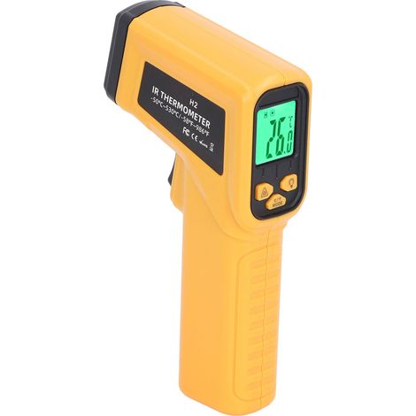 Pistolet de température infrarouge, thermomètre industriel sans Contact de haute précision pour l'entretien mécanique des zones domestiques. (1/5)